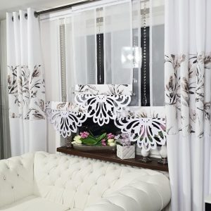 SECRET GARDEN FLOWER GREY & SILVER