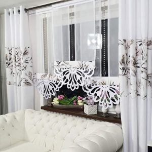 SECRET GARDEN FLOWER GREY & SILVER