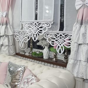 GLAM PINK & White & SILVER SHINE