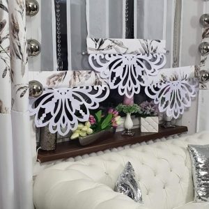 SECRET GARDEN FLOWER GREY & SILVER