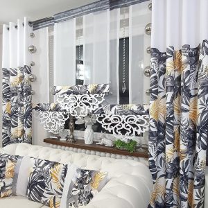 MONSTERA GREY & WHITE