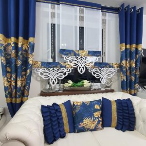 SECRET GARDEN MONSTERA BLUE & GOLD