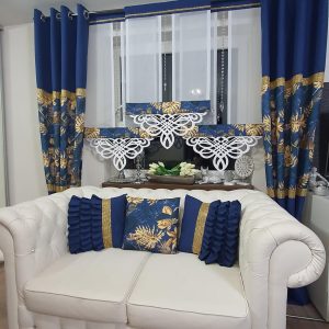 SECRET GARDEN MONSTERA BLUE & GOLD