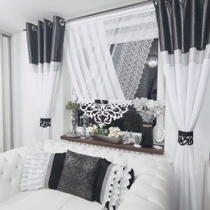 LUXURIOS SILVER BLACK CYRKONIE