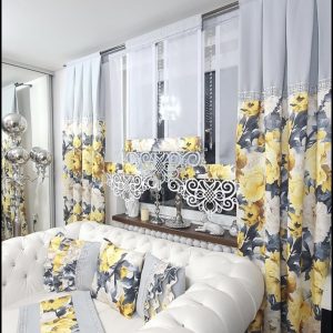 GLAMOUR SECRET GARDEN PIWONIE CREME&GREY