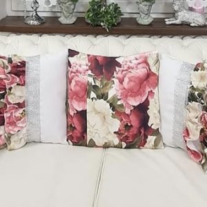 PIWONIE & ROSES WHITE FALBANY