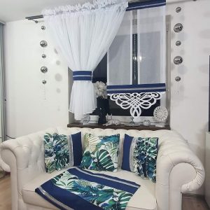 MONSTERA BLUE & TURKUS GREEN