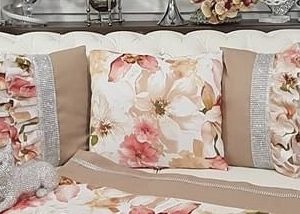 SPRING FLOWER ORCHIDEA PEACH & BEIGE