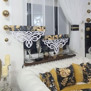 MONSTERA BLACK & GOLD